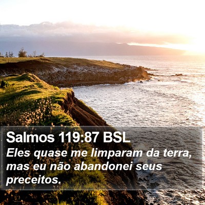 Salmos 119:87 BSL Bible Verse Image