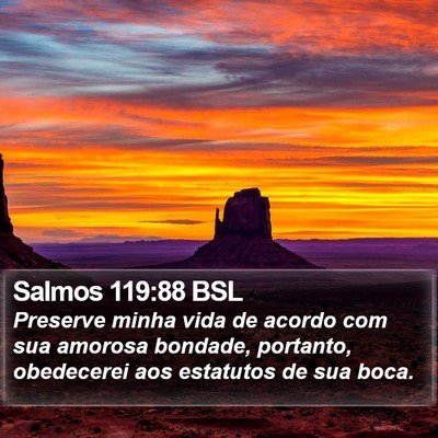 Salmos 119:88 BSL Bible Verse Image