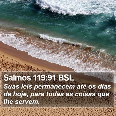 Salmos 119:91 BSL Bible Verse Image