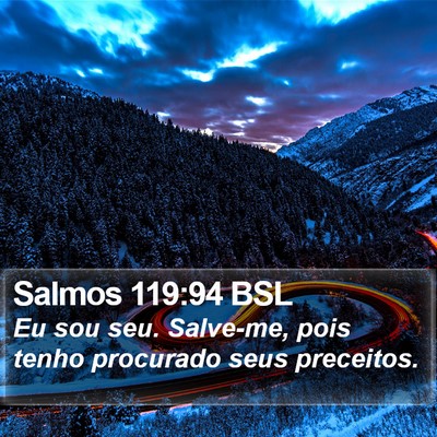 Salmos 119:94 BSL Bible Verse Image