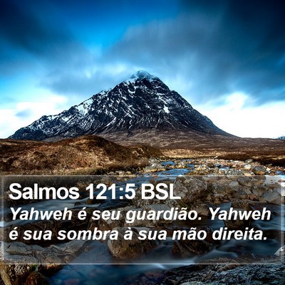 Salmos 121:5 BSL Bible Verse Image