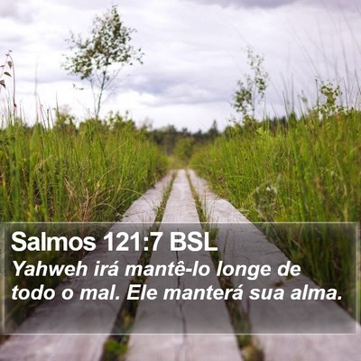 Salmos 121:7 BSL Bible Verse Image