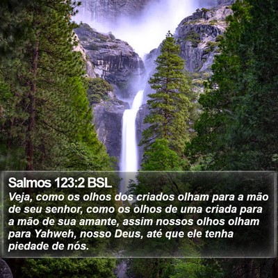 Salmos 123:2 BSL Bible Verse Image