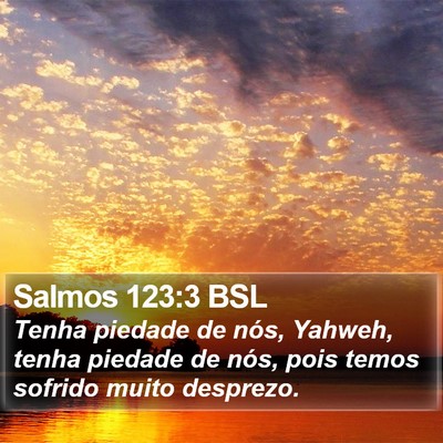 Salmos 123:3 BSL Bible Verse Image