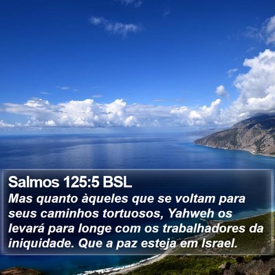 Salmos 125:5 BSL Bible Verse Image