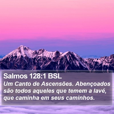 Salmos 128:1 BSL Bible Verse Image