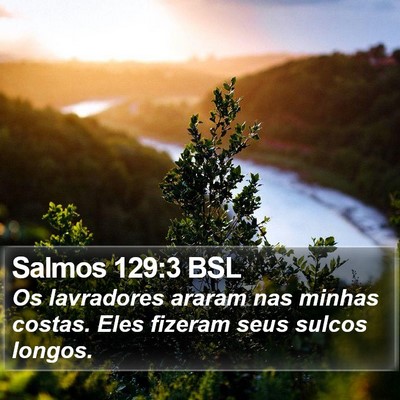 Salmos 129:3 BSL Bible Verse Image