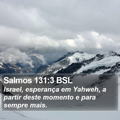 Salmos 131:3 BSL Bible Verse Image