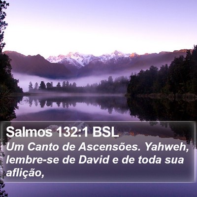 Salmos 132:1 BSL Bible Verse Image