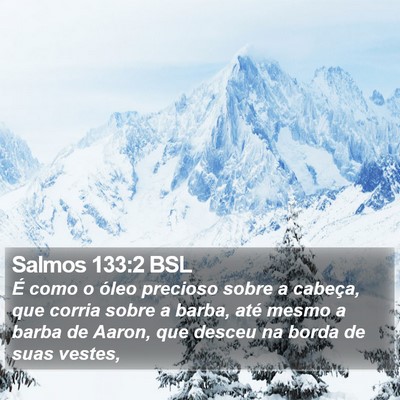 Salmos 133:2 BSL Bible Verse Image