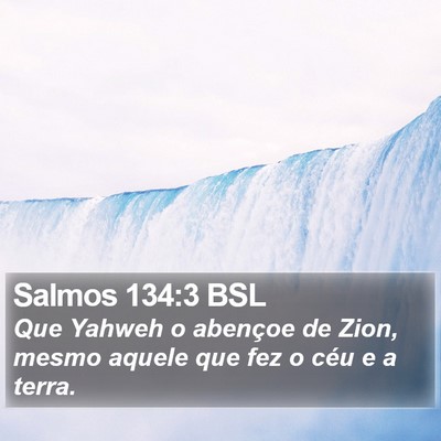 Salmos 134:3 BSL Bible Verse Image