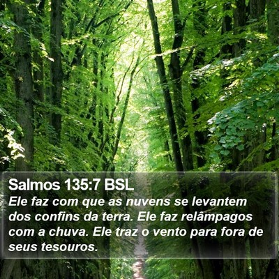 Salmos 135:7 BSL Bible Verse Image
