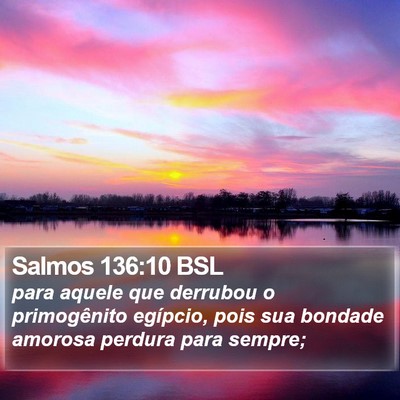 Salmos 136:10 BSL Bible Verse Image