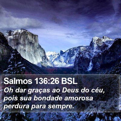 Salmos 136:26 BSL Bible Verse Image