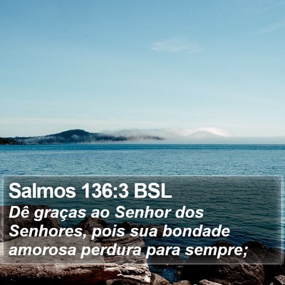 Salmos 136:3 BSL Bible Verse Image