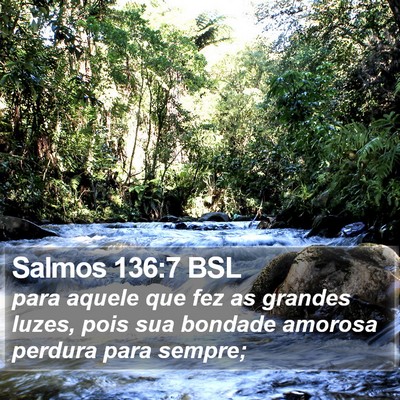 Salmos 136:7 BSL Bible Verse Image