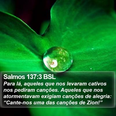 Salmos 137:3 BSL Bible Verse Image
