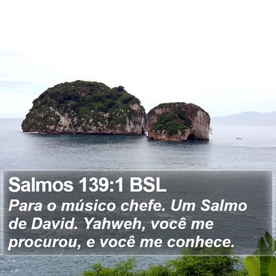 Salmos 139:1 BSL Bible Verse Image
