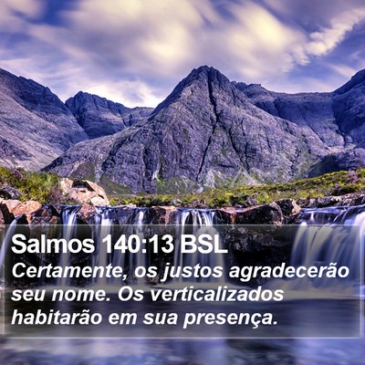 Salmos 140:13 BSL Bible Verse Image