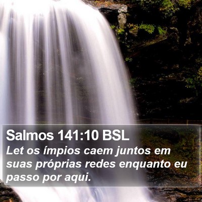 Salmos 141:10 BSL Bible Verse Image