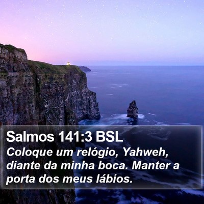 Salmos 141:3 BSL Bible Verse Image