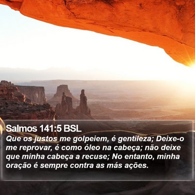 Salmos 141:5 BSL Bible Verse Image
