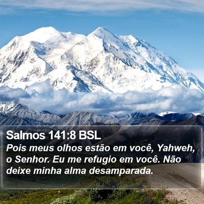 Salmos 141:8 BSL Bible Verse Image