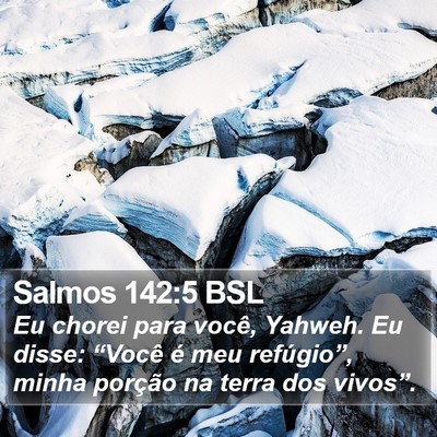 Salmos 142:5 BSL Bible Verse Image