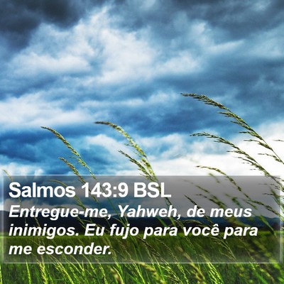 Salmos 143:9 BSL Bible Verse Image