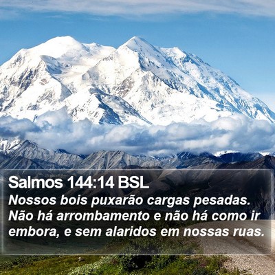 Salmos 144:14 BSL Bible Verse Image