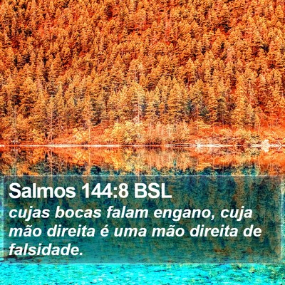 Salmos 144:8 BSL Bible Verse Image