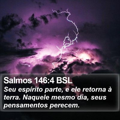 Salmos 146:4 BSL Bible Verse Image