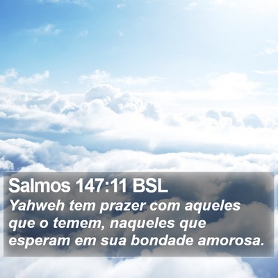 Salmos 147:11 BSL Bible Verse Image