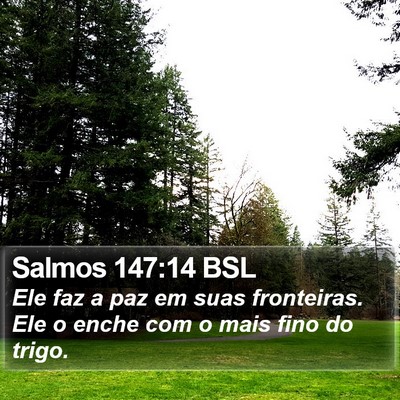 Salmos 147:14 BSL Bible Verse Image