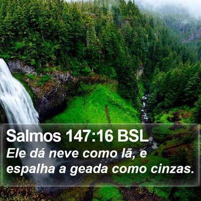 Salmos 147:16 BSL Bible Verse Image