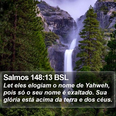 Salmos 148:13 BSL Bible Verse Image