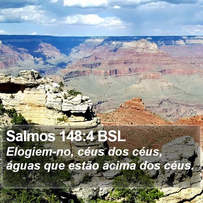 Salmos 148:4 BSL Bible Verse Image