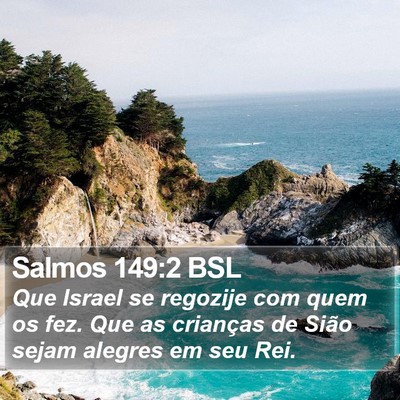 Salmos 149:2 BSL Bible Verse Image