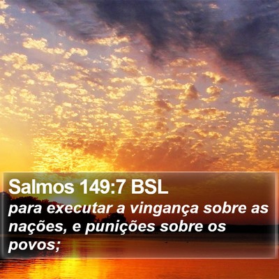 Salmos 149:7 BSL Bible Verse Image