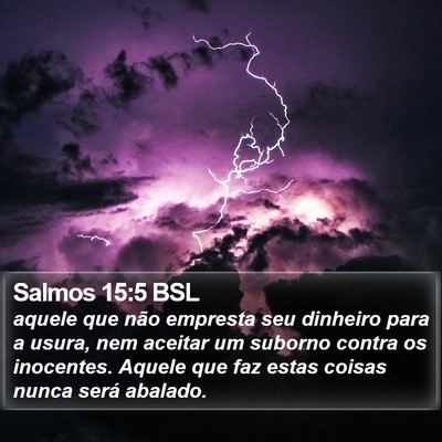 Salmos 15:5 BSL Bible Verse Image