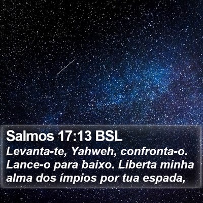 Salmos 17:13 BSL Bible Verse Image