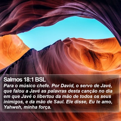 Salmos 18:1 BSL Bible Verse Image