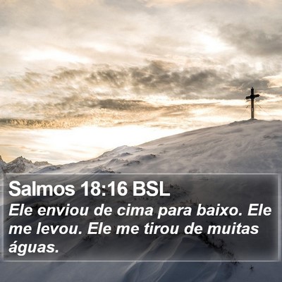 Salmos 18:16 BSL Bible Verse Image