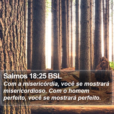 Salmos 18:25 BSL Bible Verse Image