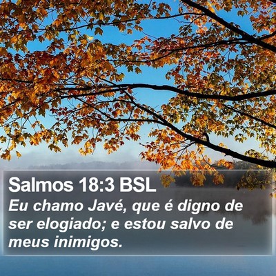 Salmos 18:3 BSL Bible Verse Image