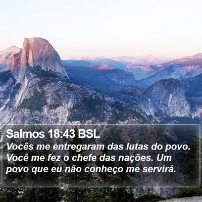 Salmos 18:43 BSL Bible Verse Image