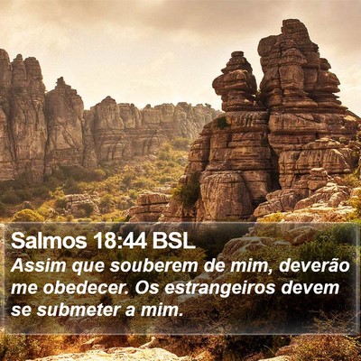 Salmos 18:44 BSL Bible Verse Image