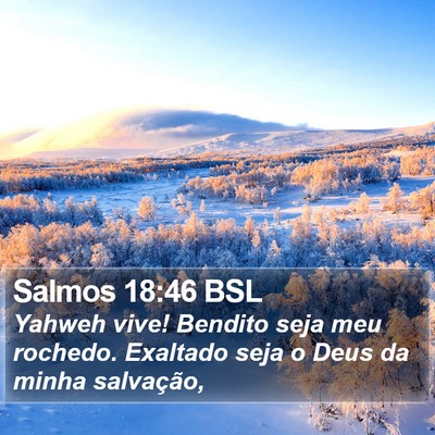 Salmos 18:46 BSL Bible Verse Image