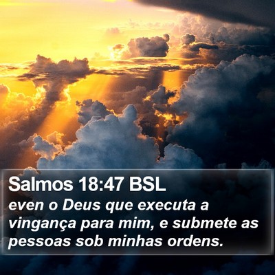 Salmos 18:47 BSL Bible Verse Image
