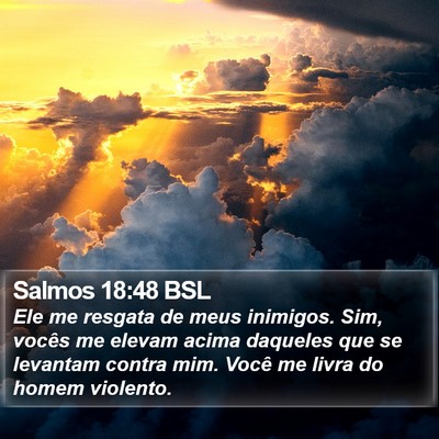 Salmos 18:48 BSL Bible Verse Image